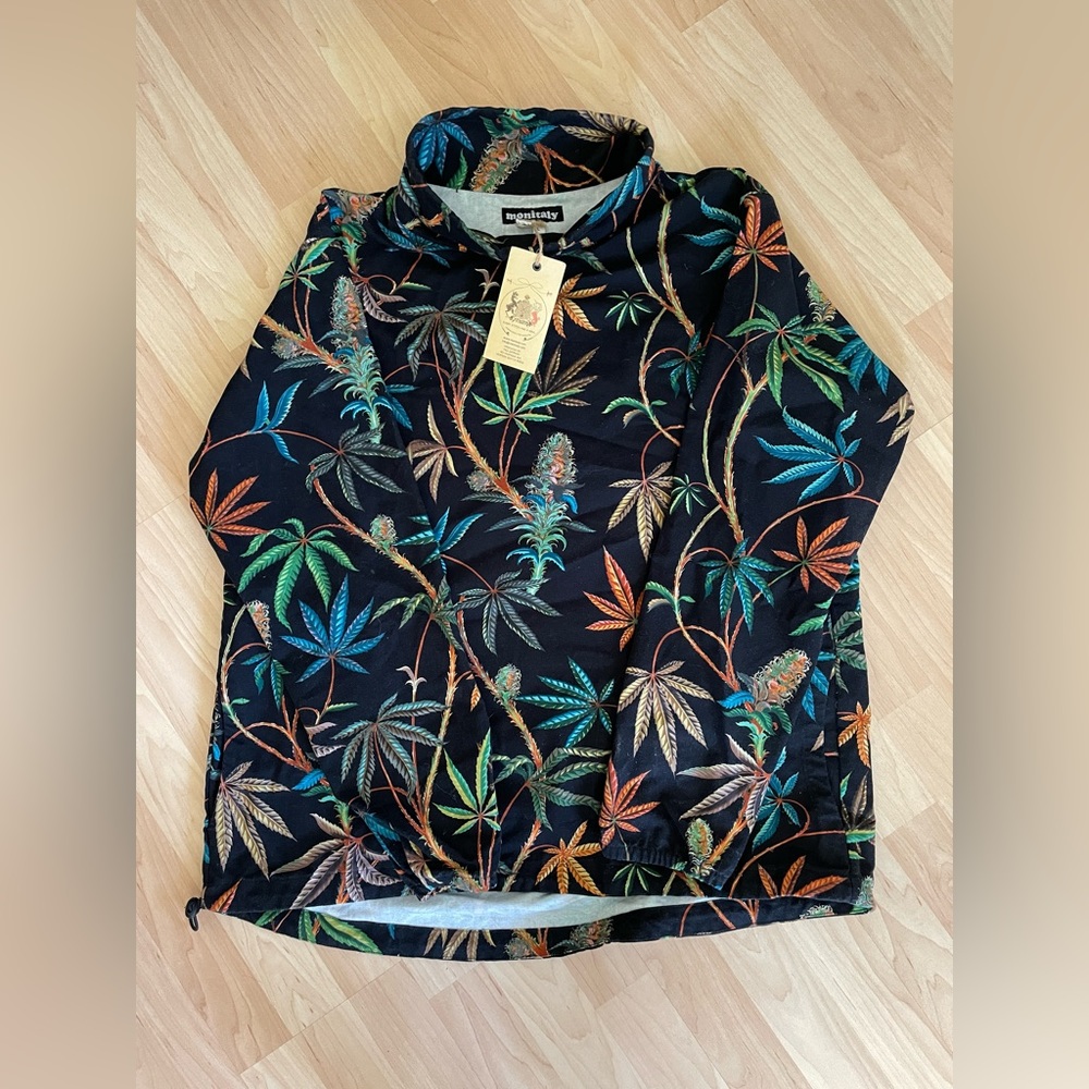 NWT Monitaly Super OG Kush Mock Neck Pullover